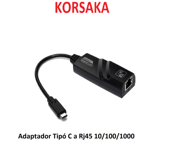 Adap Tipo C a RJ45 3.0 10/100/1000 Mbps - Imagen 4