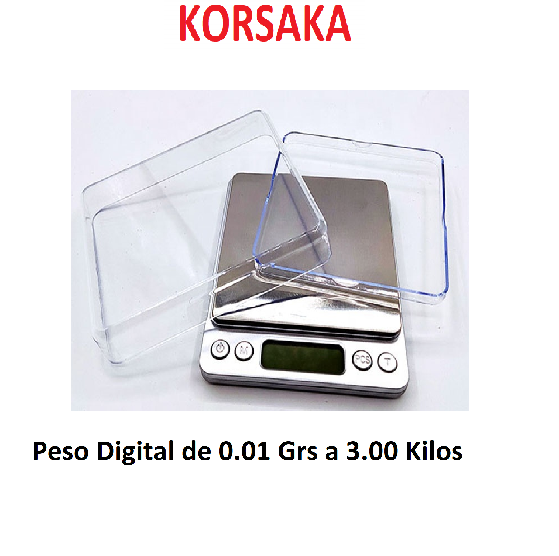 Peso Digital de 0.1 grs a 3.0 Kgs - Imagen 4