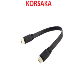 Cable HDMI 0,30 Mts A-A Flat 4k 1080P