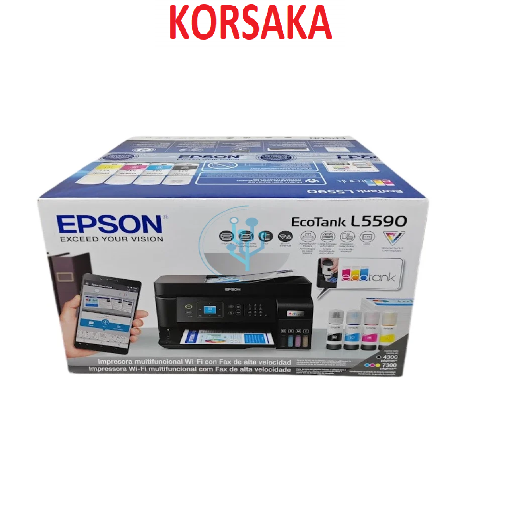 Impresora Epson L5590 Eco/Tank 110V Latin Wifi - Imagen 5