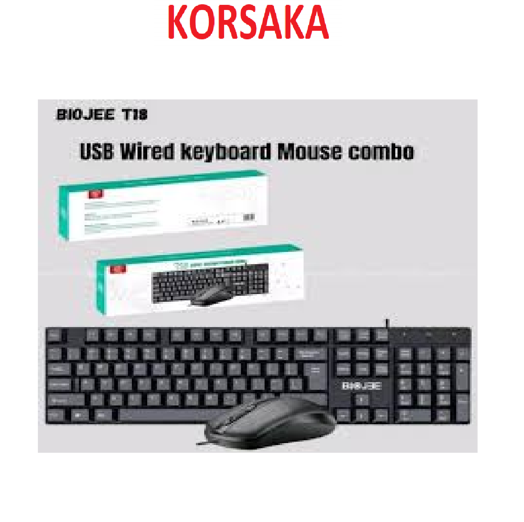 Teclado Biojee K1800 #8 Negro - Imagen 3
