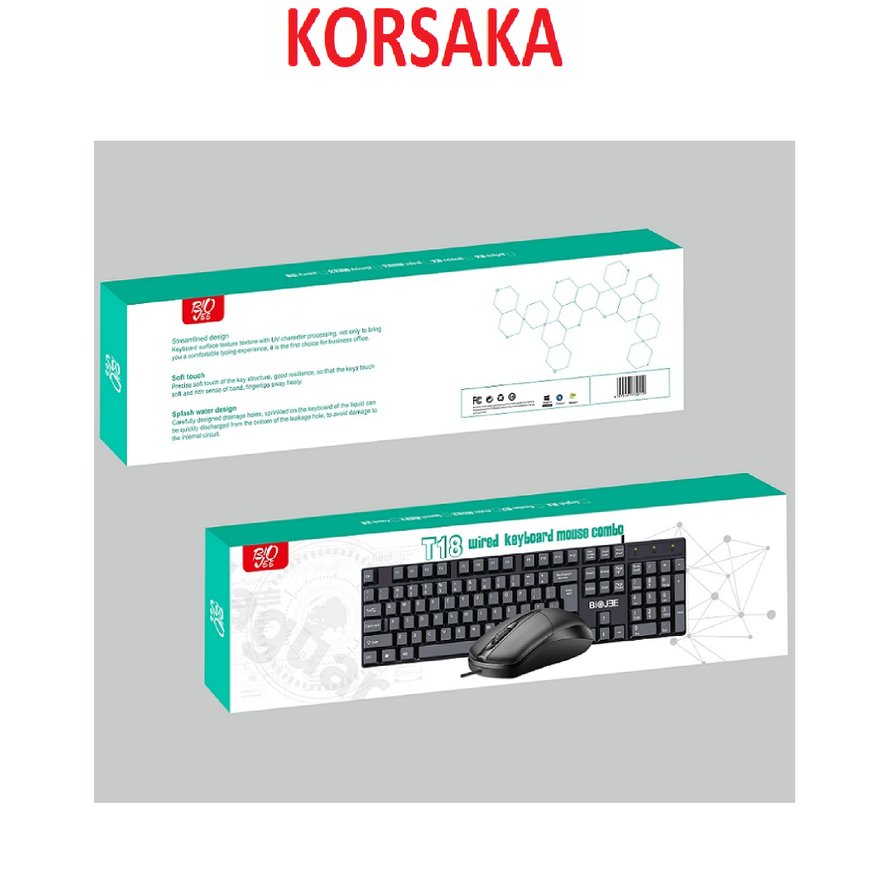 Teclado Biojee K1800 #8 Negro - Imagen 4