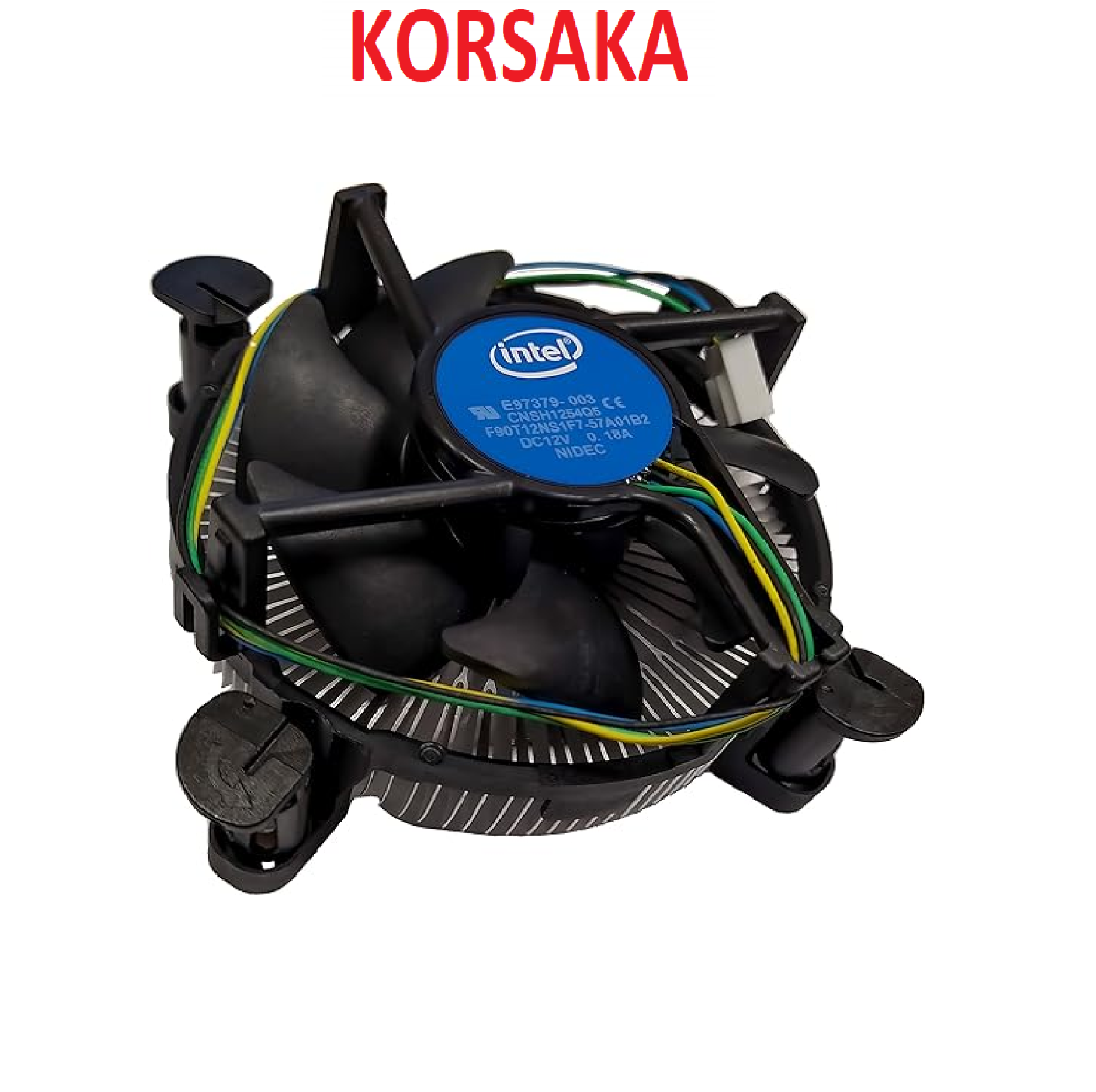 Fan Cooler CPU LGA- 775 -1155 - 1156 - 1200 clip plastico - Imagen 3