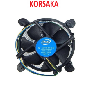 Fan Cooler CPU LGA- 775 -1155 - 1156 - 1200 clip plastico
