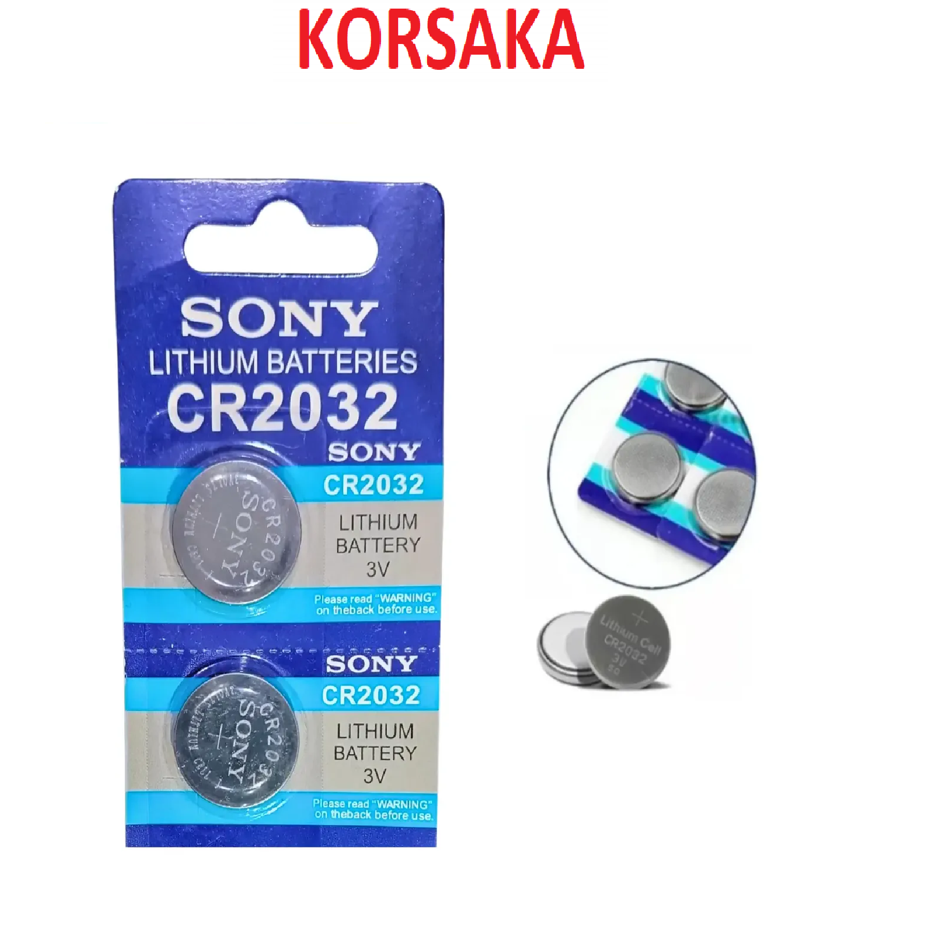 Pilas de litio Sony CR2032 de 3V. Blister de 5 Unidades - Imagen 4