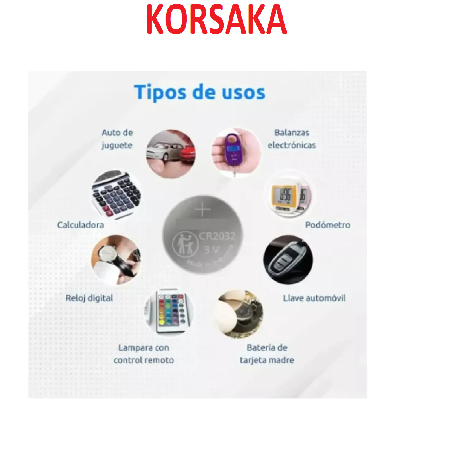 Pilas de litio Sony CR2032 de 3V. Blister de 5 Unidades - Imagen 5